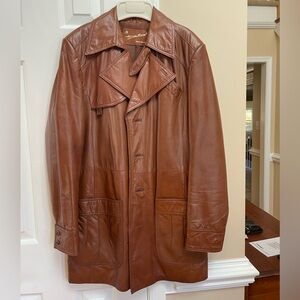 Leather coat vintage